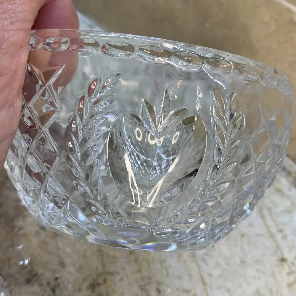 Waterford Crystal New York Times Square Votive 2001 Hope for Abundance Ireland